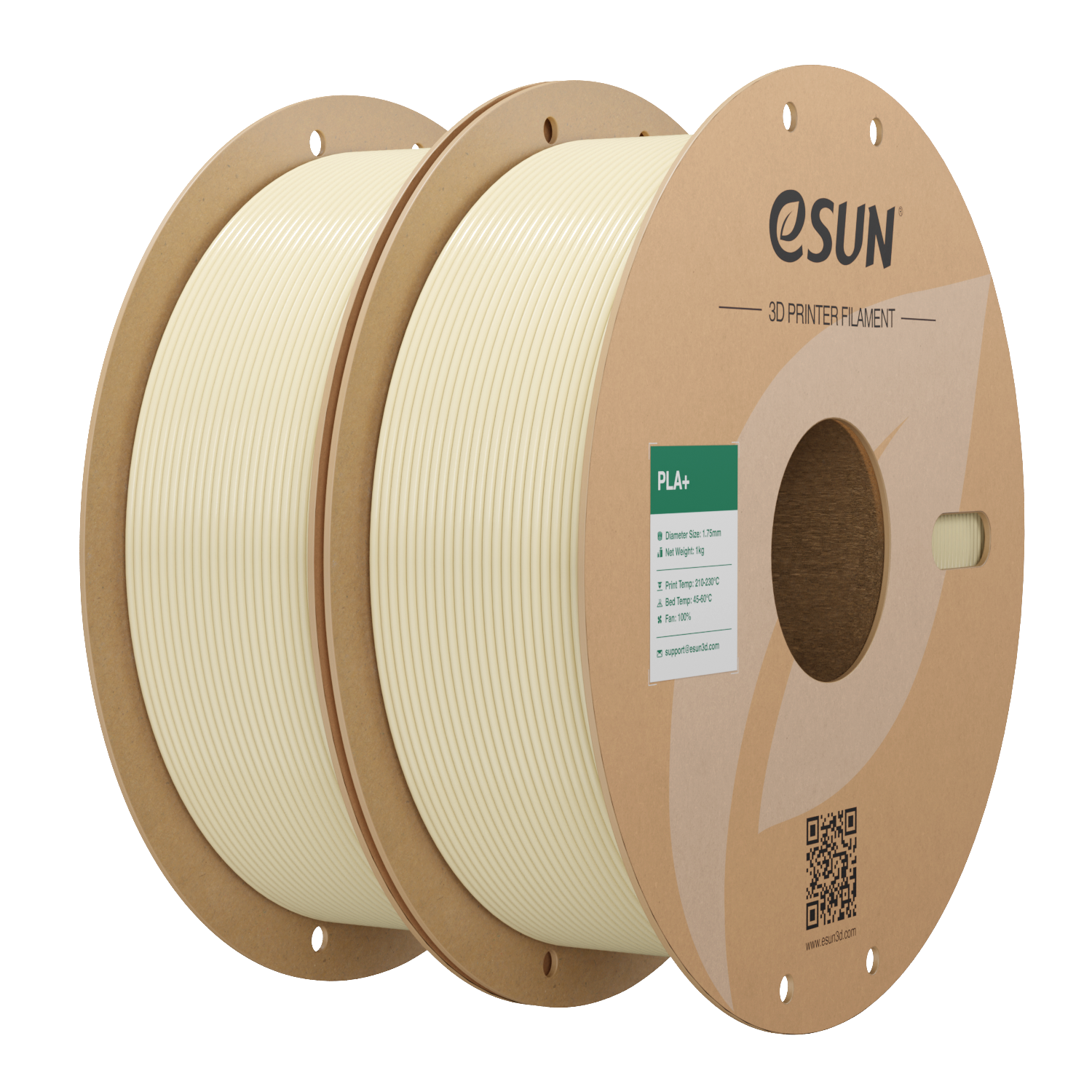 eSUN PLA+ 1.75mm 3D Filament 2 Rolls
