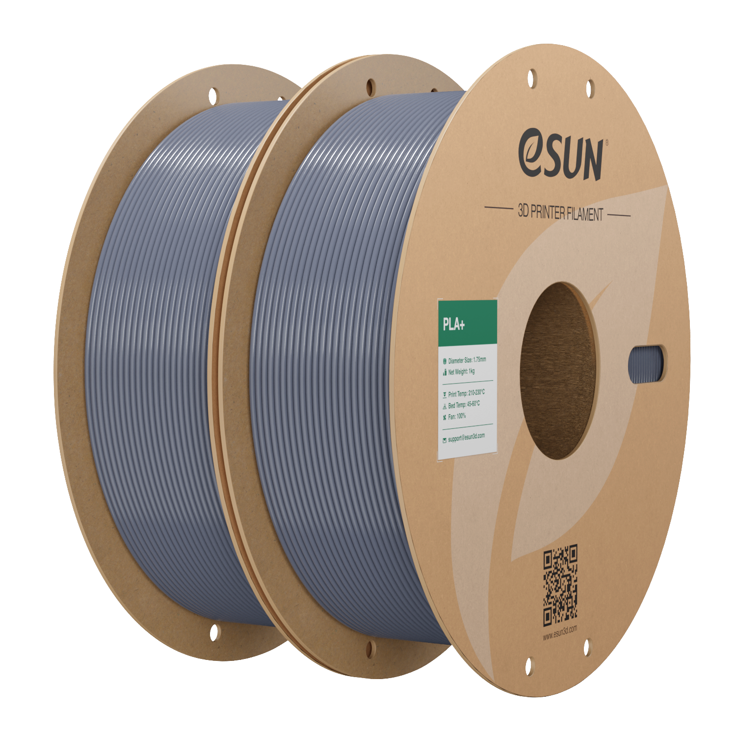 eSUN PLA+ 1.75mm 3D Filament 2 Rolls