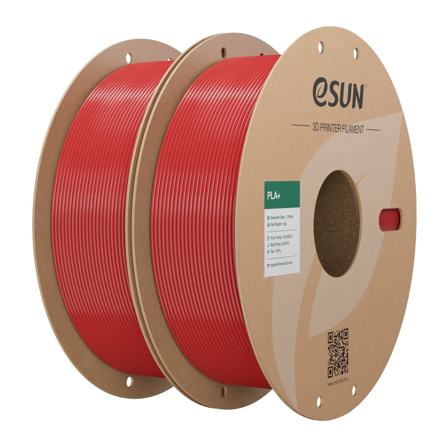 eSUN PLA+ 1.75mm 3D Filament 2 Rolls