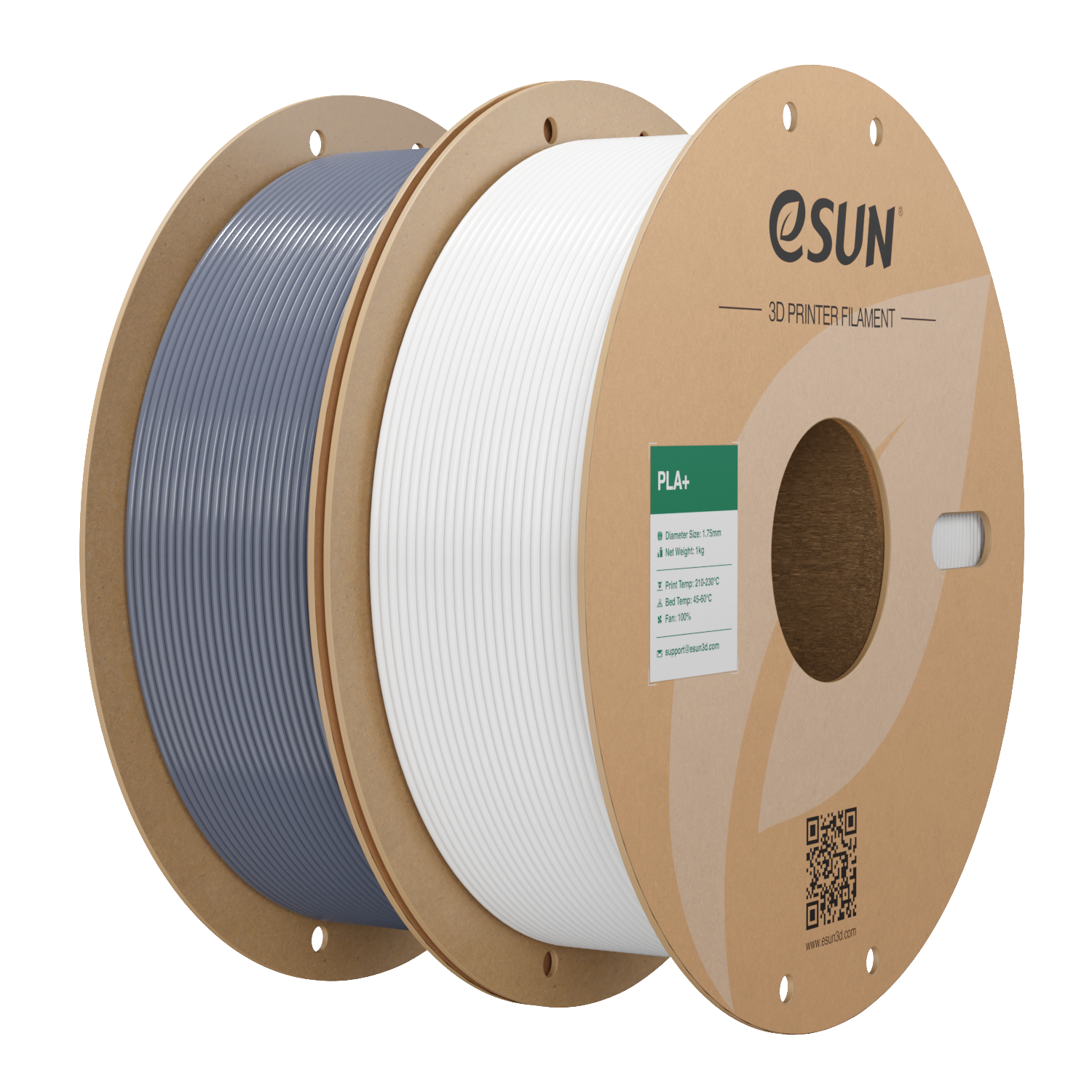 eSUN PLA+ 1.75mm 3D Filament 2 Rolls