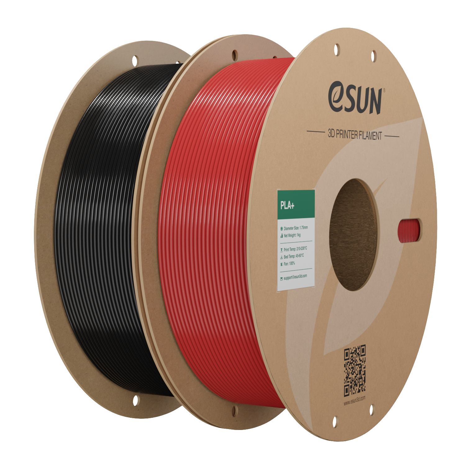 eSUN PLA+ 1.75mm 3D Filament 2 Rolls