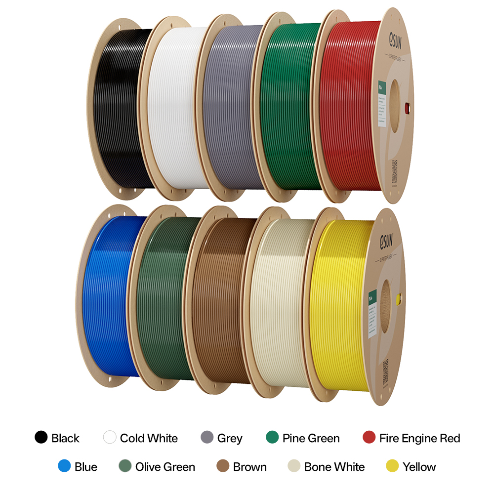 eSUN PLA+ 1.75mm 3D Filament 10KG