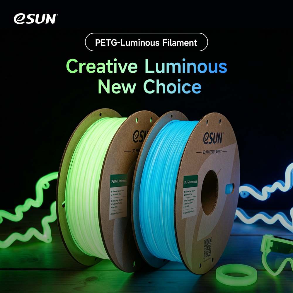 eSUN PETG-Luminous 1.75mm 3D Filament 1KG