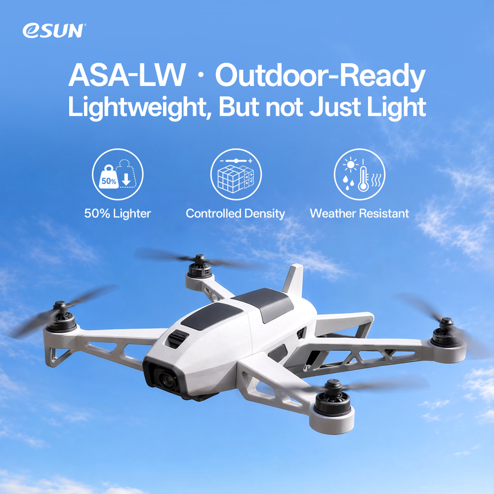 eSUN ASA-LW 1.75mm 3D Filament  0.75KG
