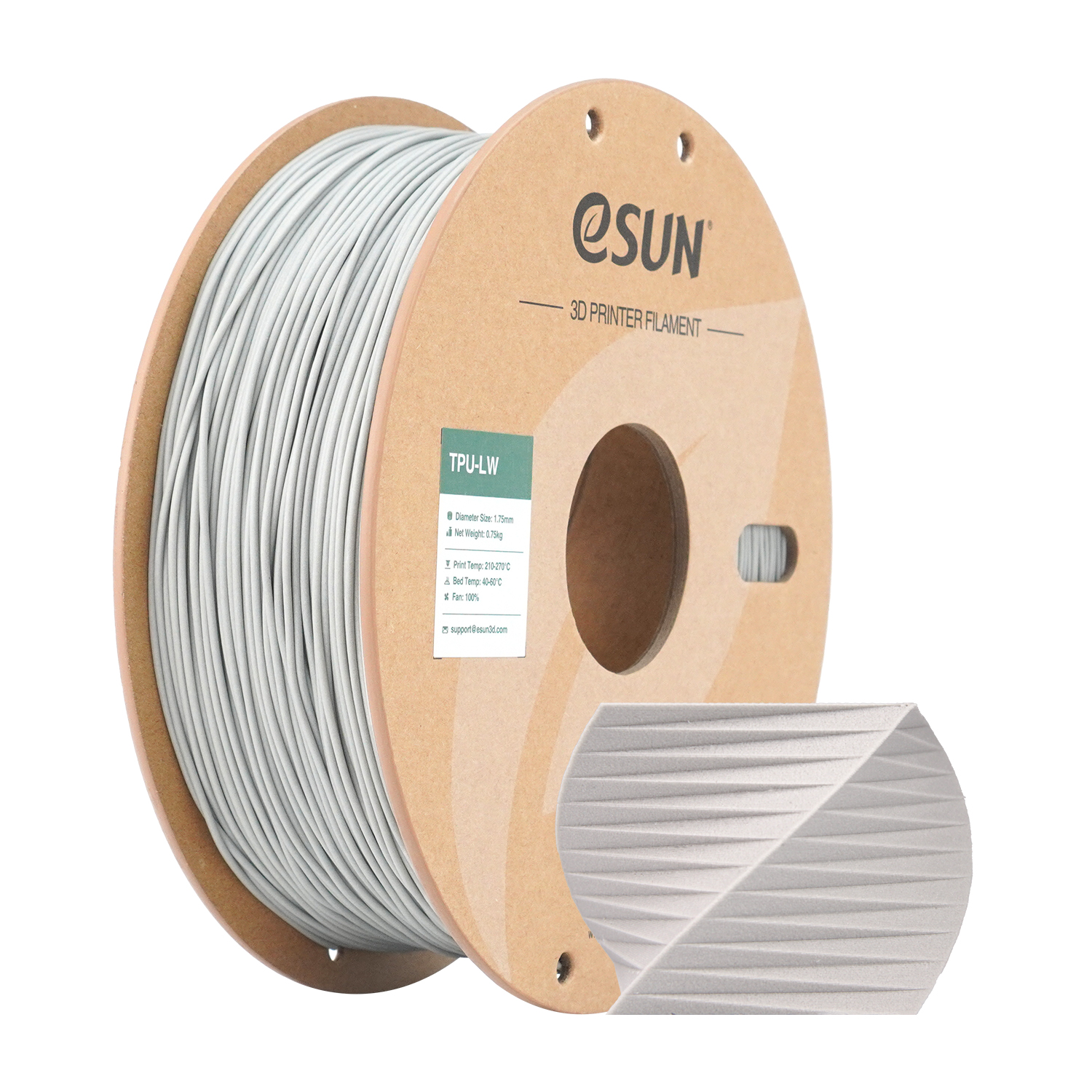 eSUN TPU-LW 1.75mm 3D Filament 1KG