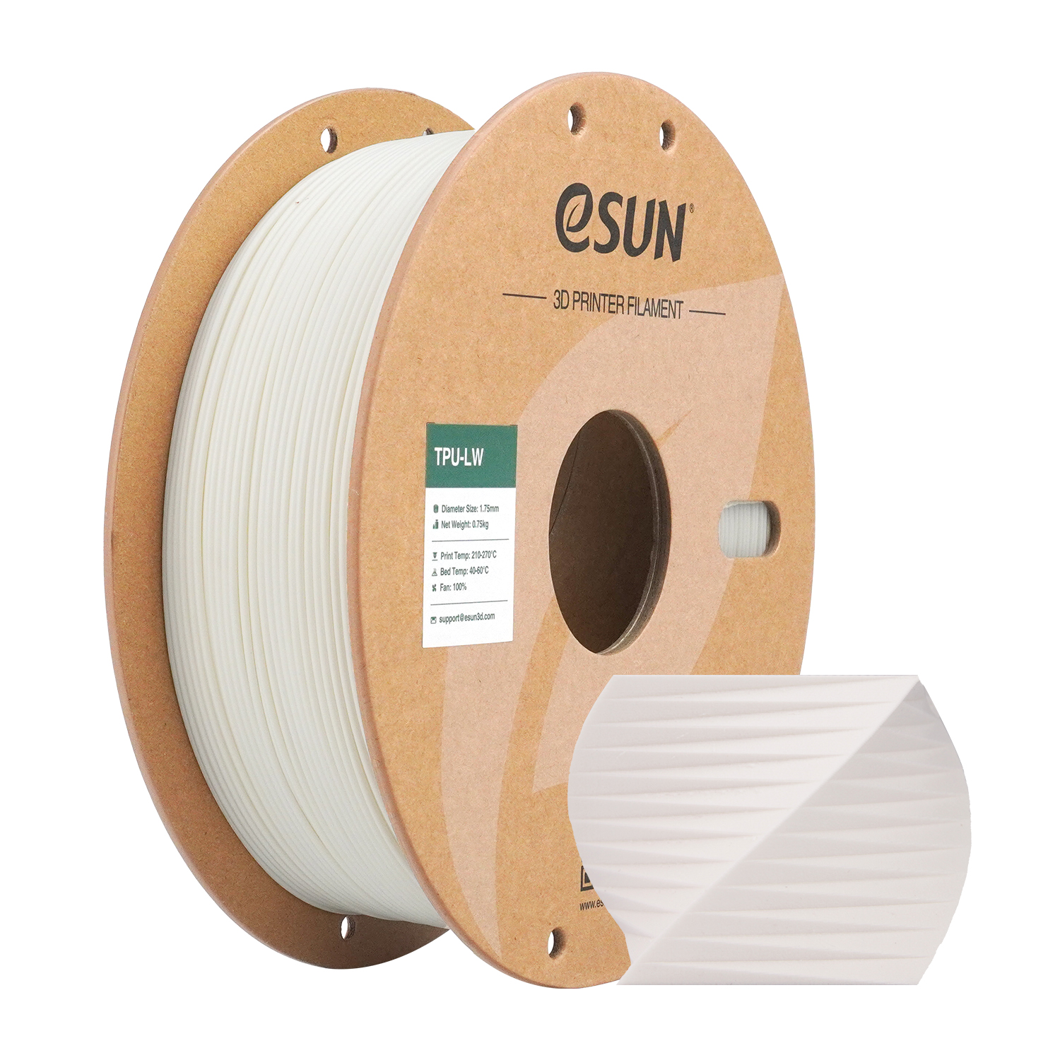 eSUN TPU-LW 1.75mm 3D Filament 1KG
