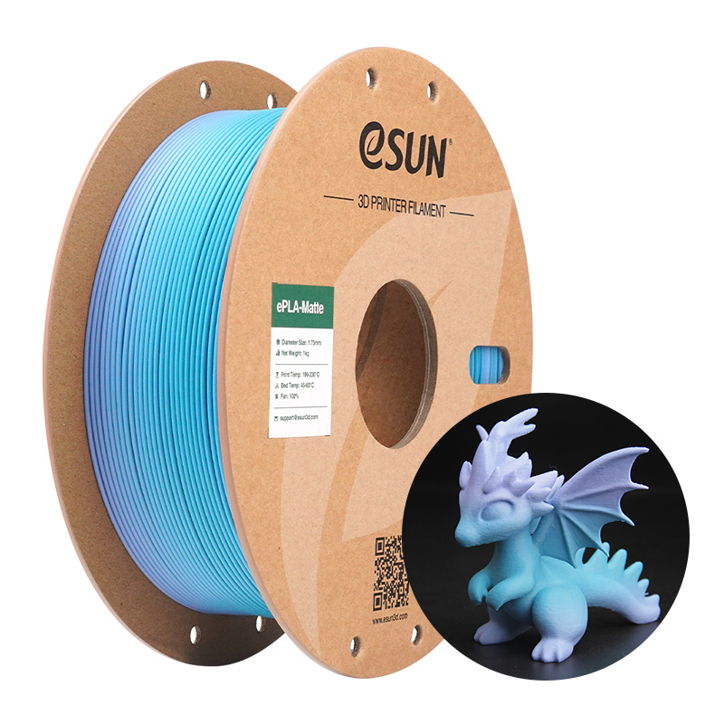 eSUN PLA-Matte 1.75mm 3D Filament 1KG