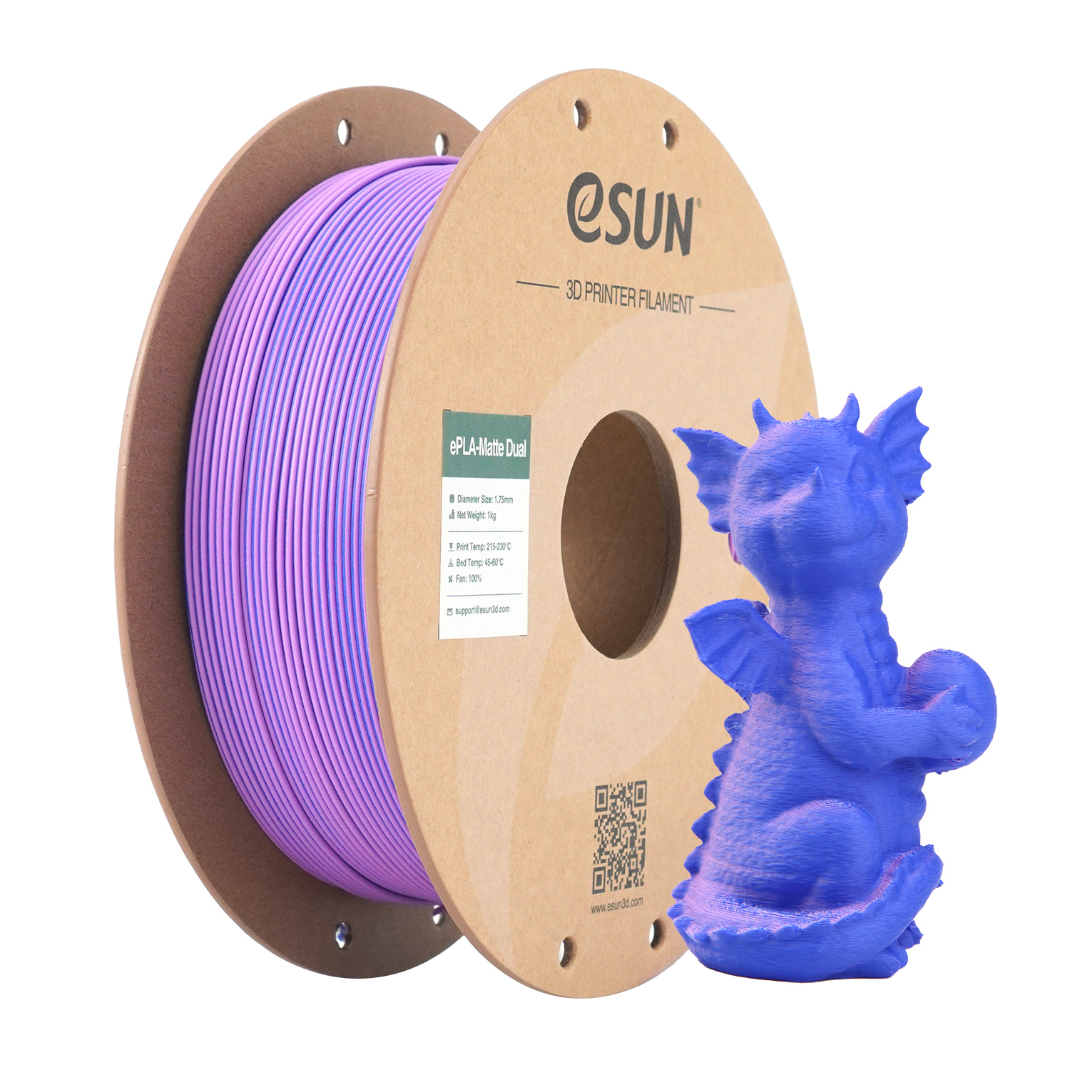 eSUN ePLA-Matte 1.75mm 3D Filament 1KG