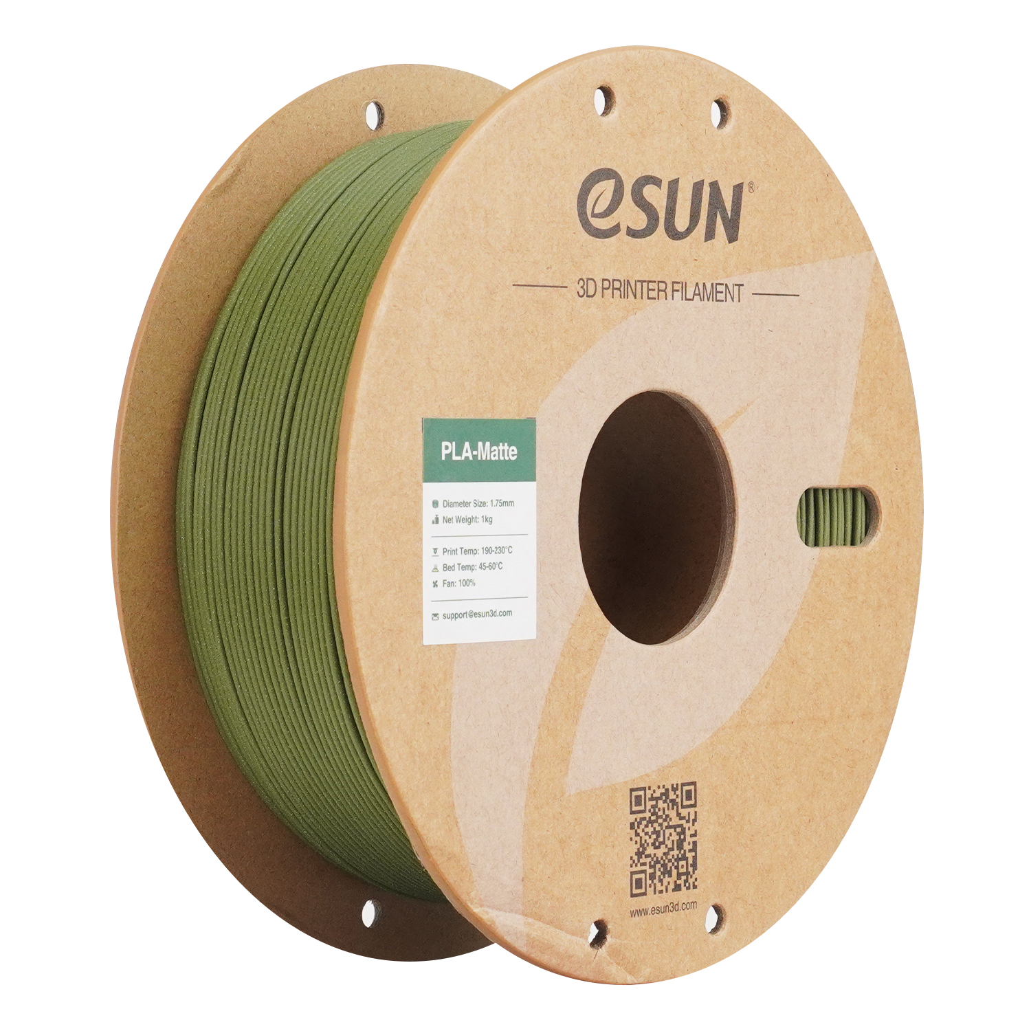 eSUN PLA-Matte 1.75mm 3D Filament 1KG