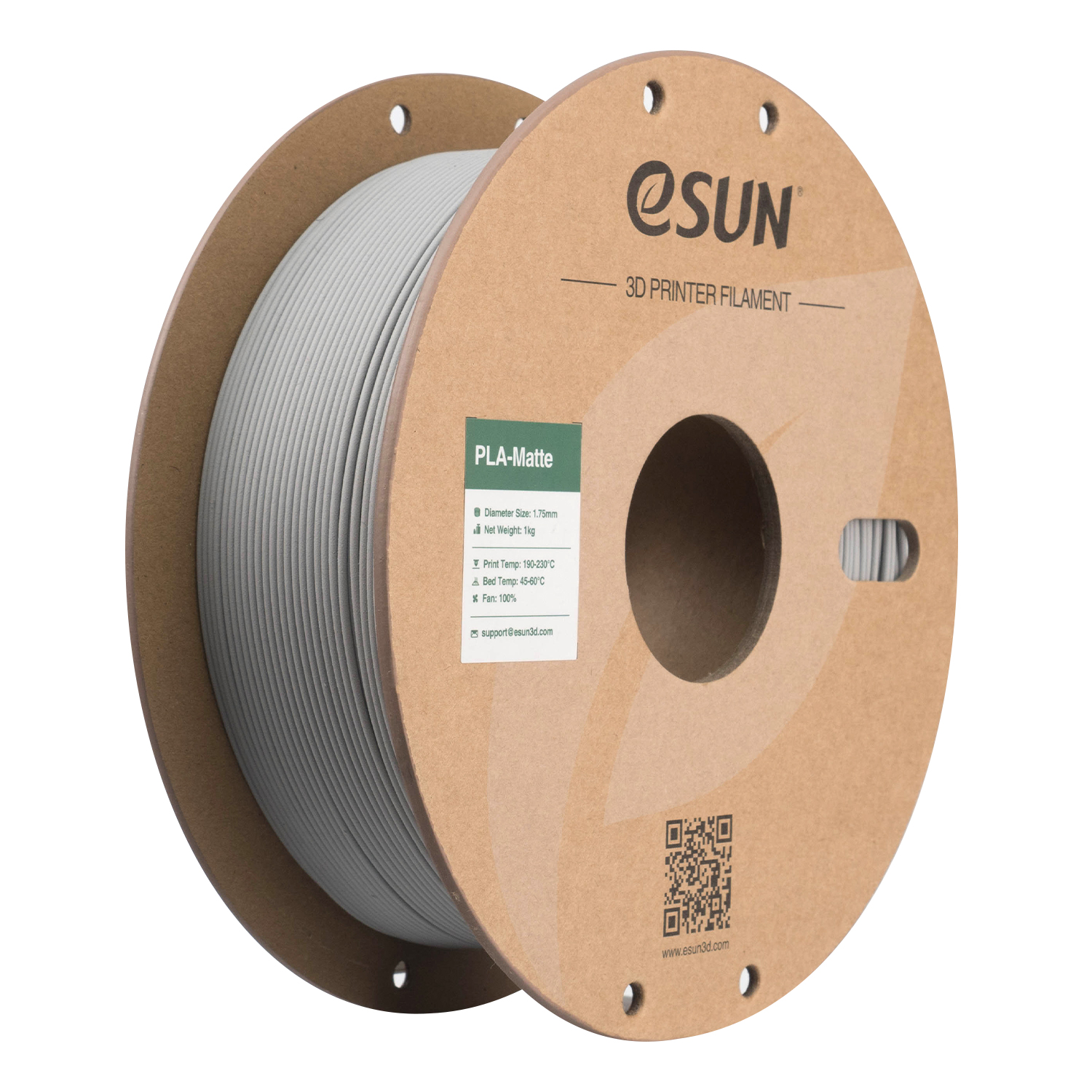 eSUN PLA-Matte 1.75mm 3D Filament 1KG