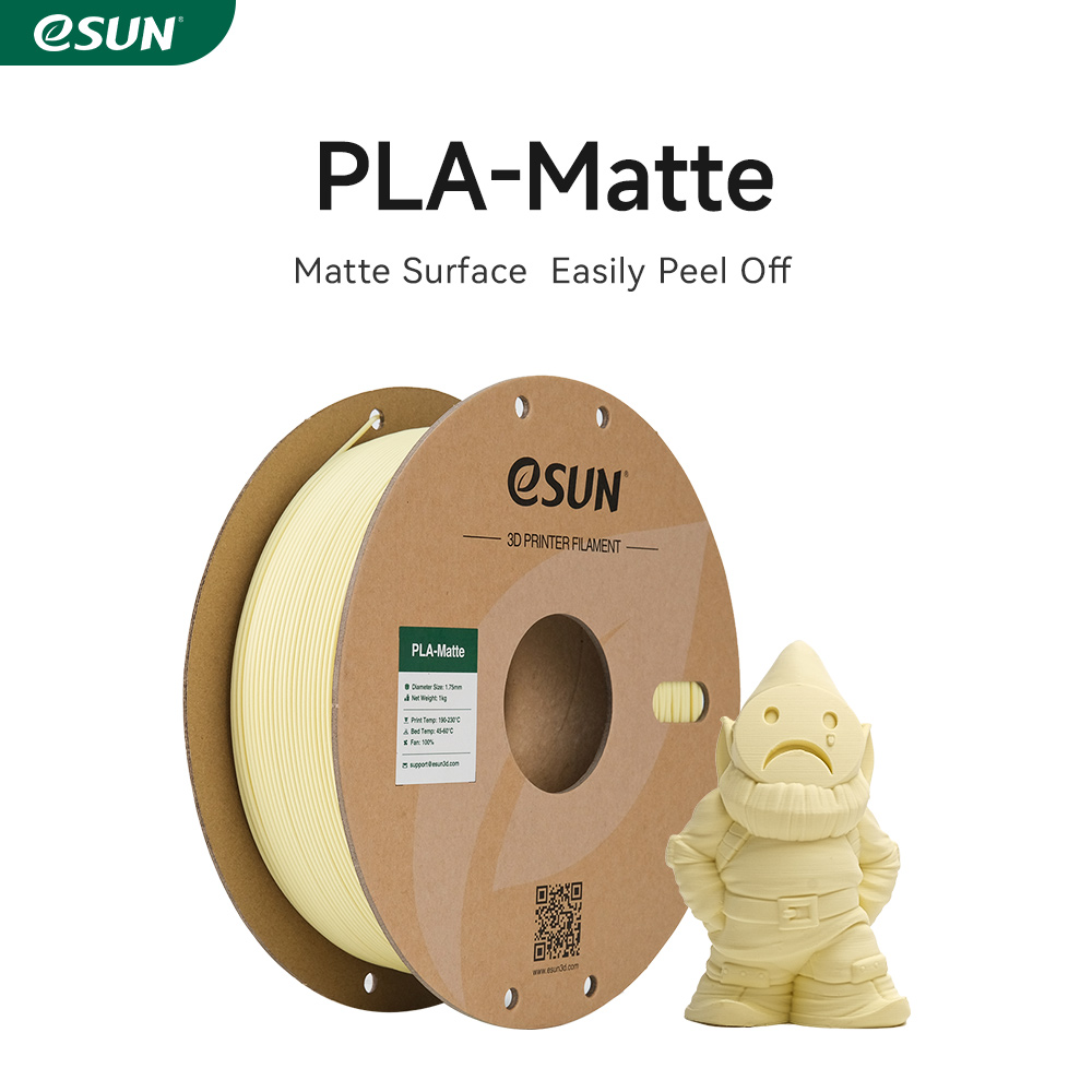 eSUN Upgraded ePLA-Matte 1.75mm 3D Filament 1KG