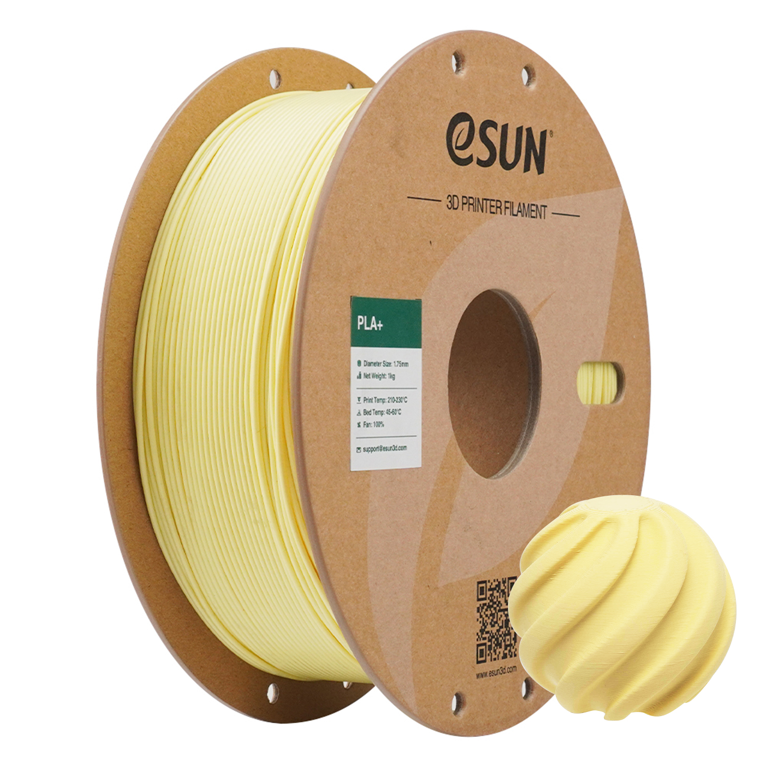 eSUN PLA+ 1.75mm 3D Filament 1KG