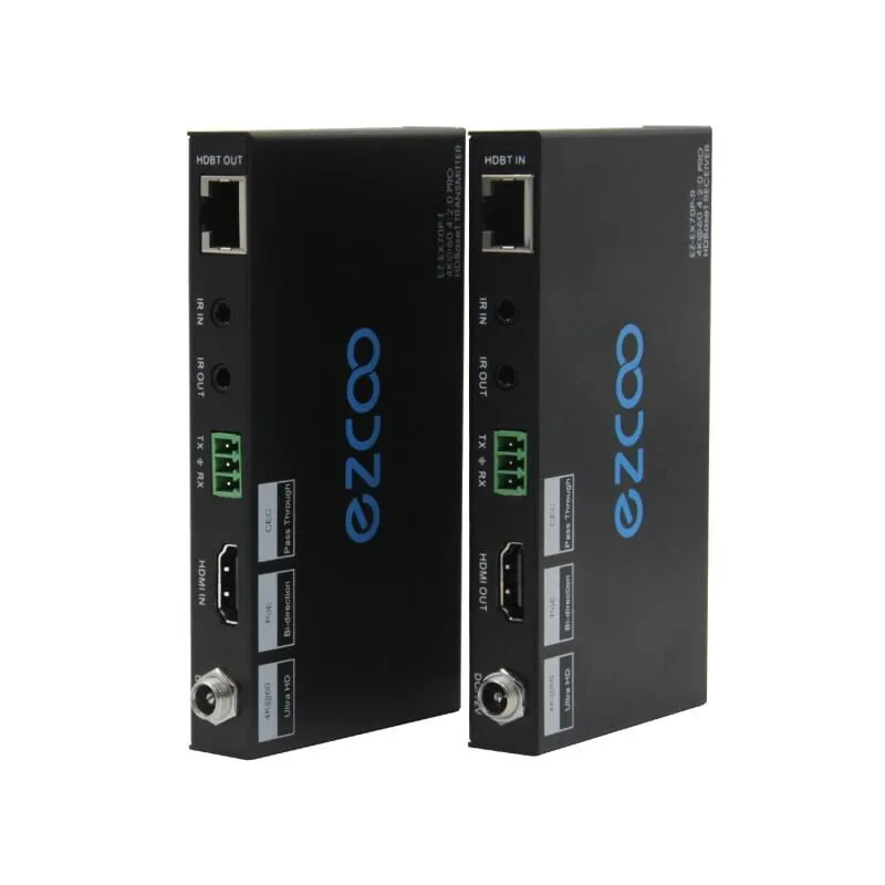 4K60 HDMI Extender, HDBaseT extender RS232+IR+POE pass through,