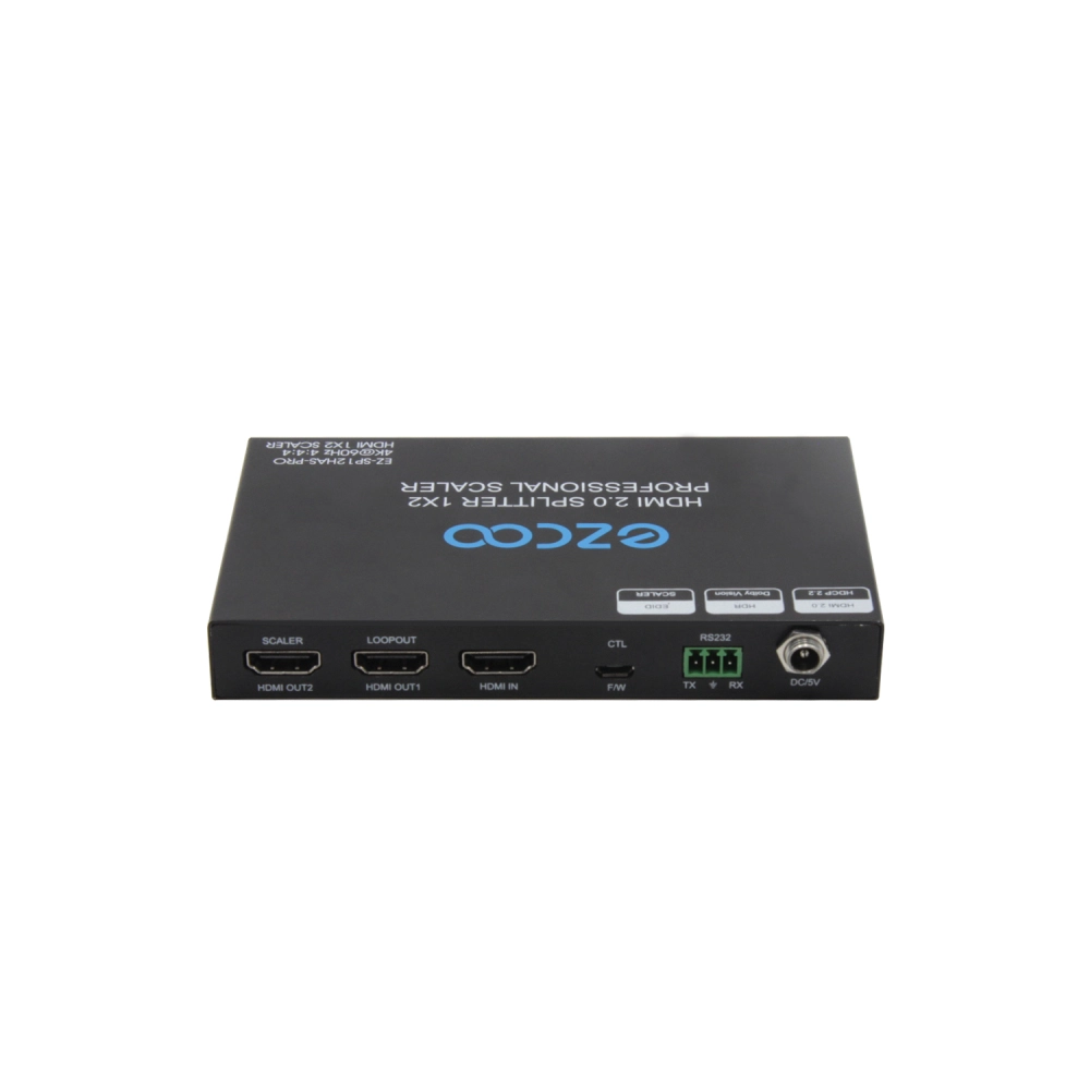 VSP01201 Splitter HDMI 1 Su 2 4K@60Hz HDR Con EDID Scaler – Distribuisci Il Segnale Su Due Schermi