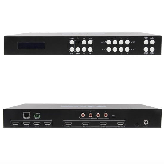 4K60Hz HDMI  Matrix 4x4 Fast switch&amp;video wall