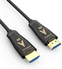 8K Fiber Optic HDMI Cable  8K@60Hz 4K@120Hz Dolby Vision 48Gbps and eARC  30ft