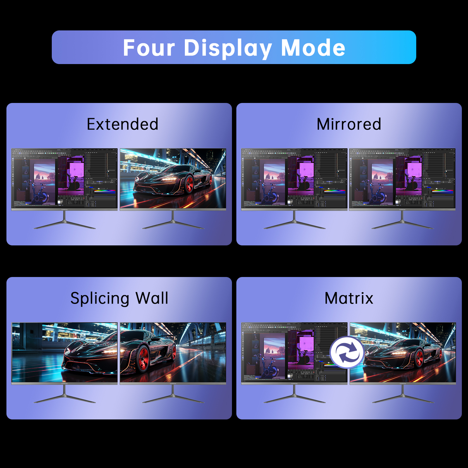 EZCOO 4K HDMI KVM Switch - Best Dual Monitor Solution