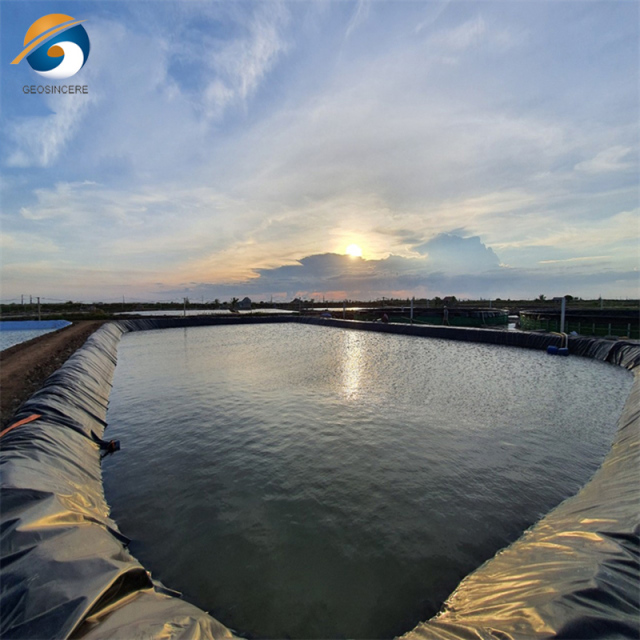 Farm Custom Made Pond Liner Material LDPE Geomembrane