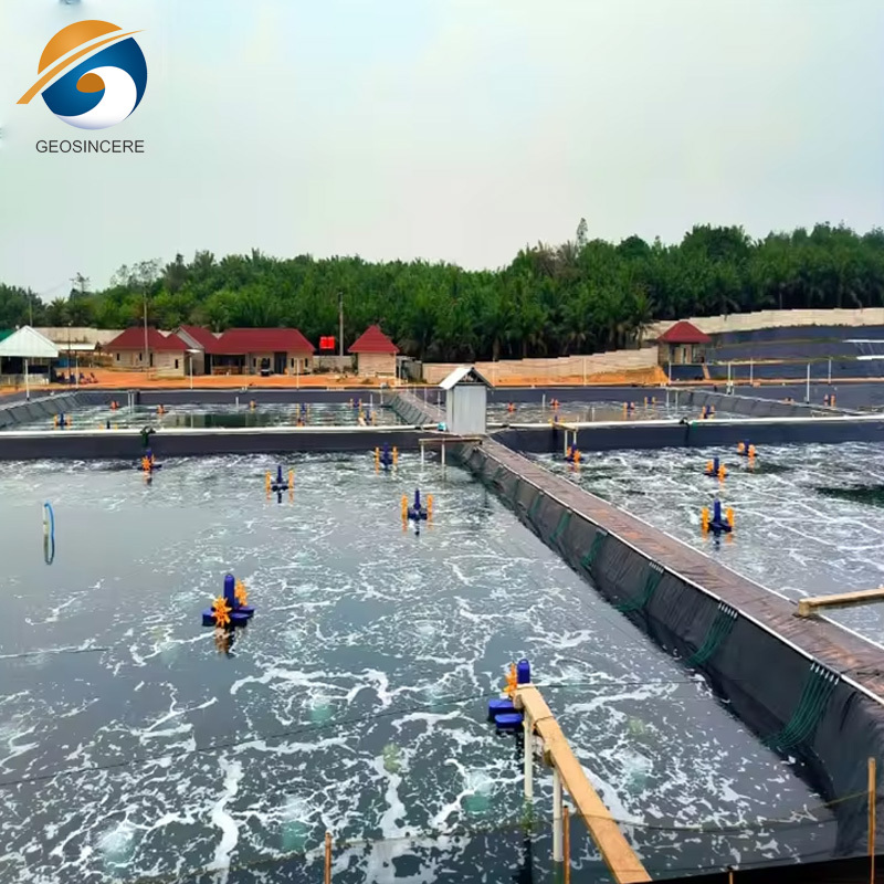 Fish Farming Tank 0.5mm Geomembrane Retention Pond Liner