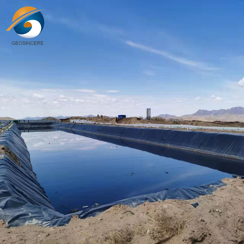 1.5mm Pond Liner Plastic Sheeting Smooth Geomembrane for Dam