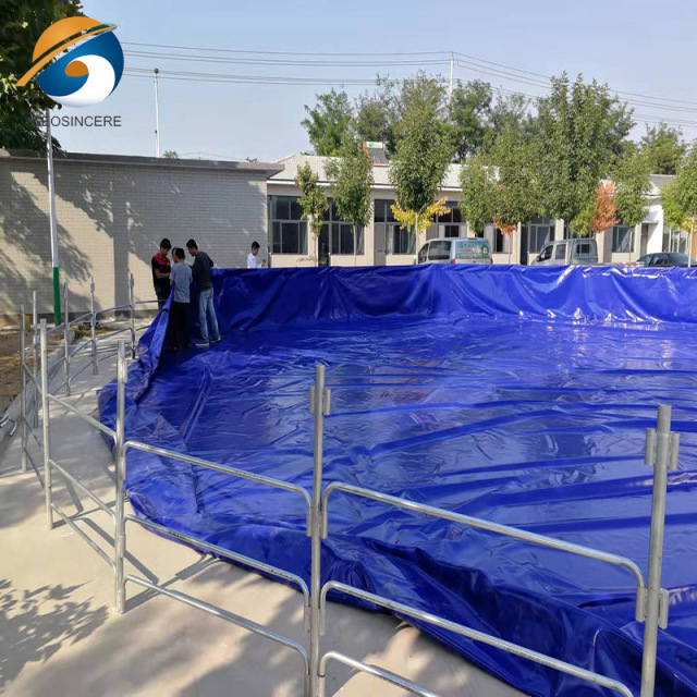Blue Color HDPE Geomembrane Sheet for Artificial Lake