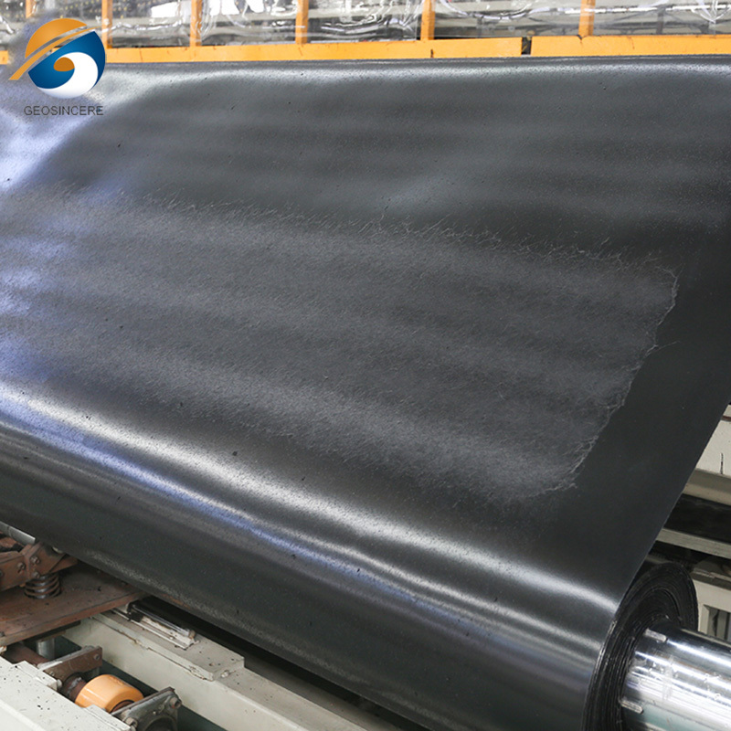 1mm UV Resist Impermeable HDPE Geomembrane for Salt Evaporation