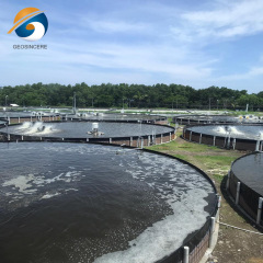 HDPE Textured Geomembrane Plastic Sheet Circular Tanks for Aquaculture