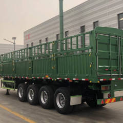 CARGO/DROP SIDE SEMI TRAILER WITH SIDEWALL