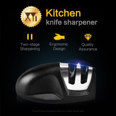 XYj Two Stages (Diamond & Ceramic) Kitchen Cooking Knife Sharpener