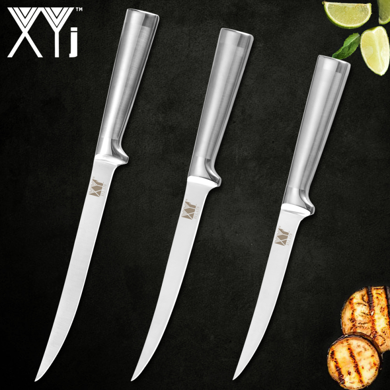 High Quality Sharp 6 7 8 Inch Fish Knife Fillet 3Cr13 Stainless Steel Fish Fillet Knife For Cutting Fish