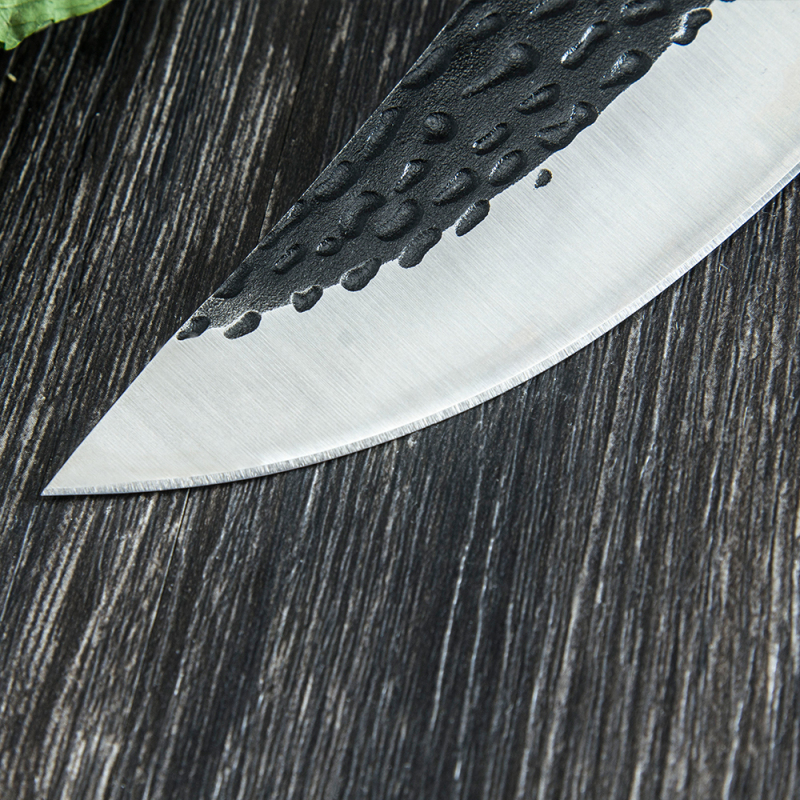 XYj Hand Forged Kitchen Knives 5.5 Inch Handmade Chef Knife Outdoor Hunting Super Sharp Full Tang Slaughter Slicing Meat Boning Knife