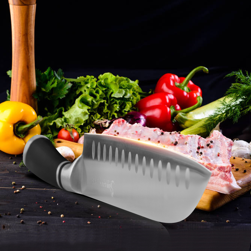 7 inch Santoku Knife Stainless Steel Chef Knives Japanese Cooking Knife Kitchen Knife with Edge Guard