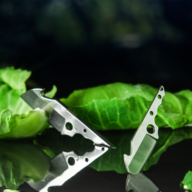 XYJ 4pcs Mini Knife Set 1.5” 1.2” Cute Tiny Butcher Knife Pocket Keychain Thumb Blade Stainless Steel Bottle Opener Design