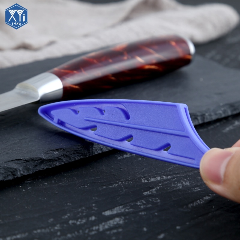 XYJ 2pcs/set Safety Knife Covers Sleeves Knives Edge Guard Universal Knife Sheath Fruit, Utility, Paring Knife Blade Guards Protector