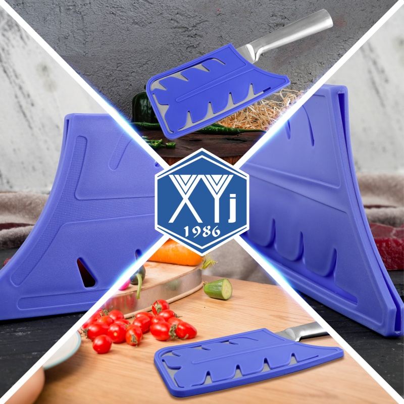 XYJ 2pcs/set Safety Knife Covers Sleeves Knives Edge Guard Universal Knife Sheath Kitchen Chopping Knife Blade Guards Protector