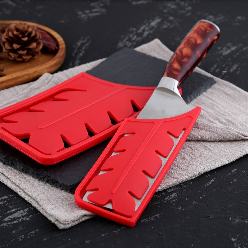 XYJ 9pcs Plastic Knife Edge Guards Universal Knife Knife Sheath for Paring Utility Santoku Nakiri Bread Carving Chef Knife Cover Sleeves