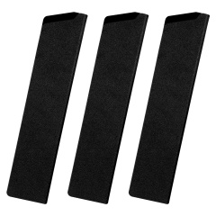 XYJ 3pcs/set Safety Knife Sheath Sleeves Universal Knife Edge Guards Protector For 10'' Kitchen Knife Black ABS Knife Cover Case