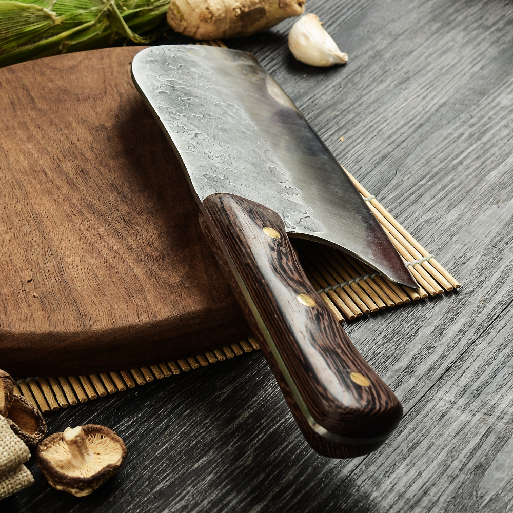 12pcs Butcher Knife Set Hand Forged chef knife Boning Knife With Sheath High Carbon Steel Carving Knife Fish Knife Chef Knife For Kitchen, Camping, BB