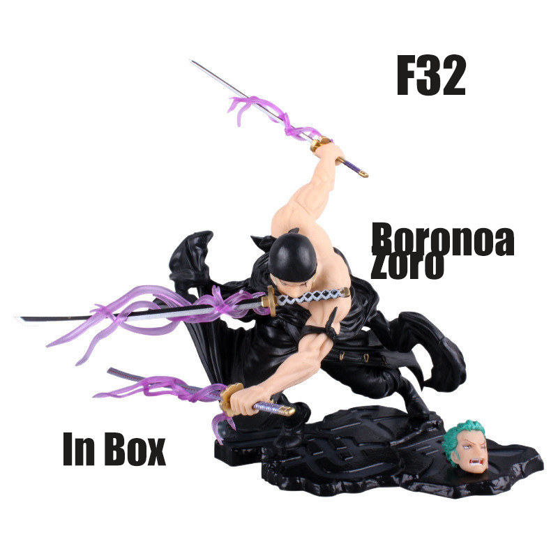 One Piece Roronoa Zoro Three Sword Style Figure Three Thousand Worlds Anime Model Desktop Decoration