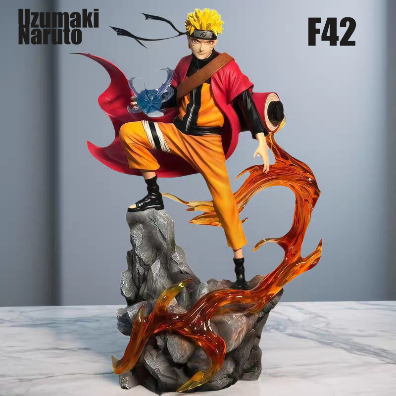 Naruto & Sasuke Figures – Highly Detailed Collectible Handcrafted Statues Featuring Iconic Poses from Naruto Anime, Perfect for Fans and Collectors