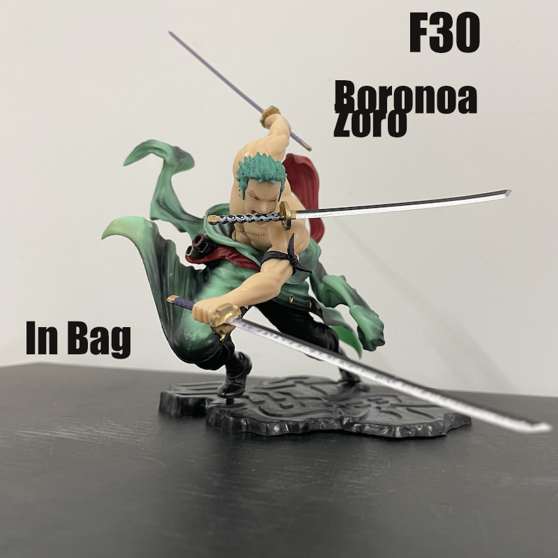 One Piece Roronoa Zoro Three Sword Style Figure Three Thousand Worlds Anime Model Desktop Decoration