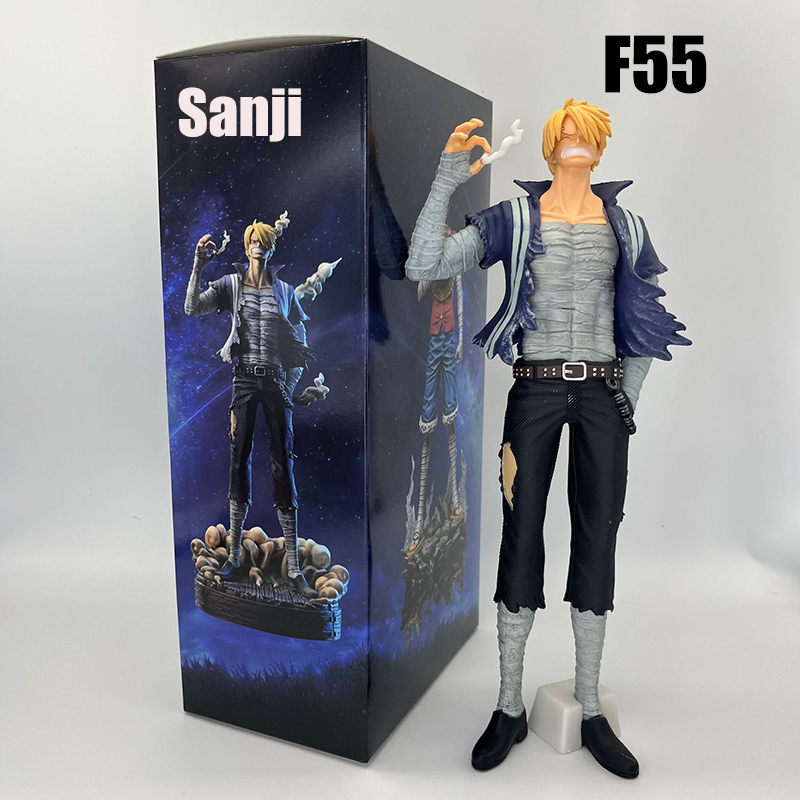 One Piece Action Figures – Wounded Zoro & Sky Island Sanji Collectible Anime Model Figures, Perfect for Fans, Display, Desk Decor & Gifts