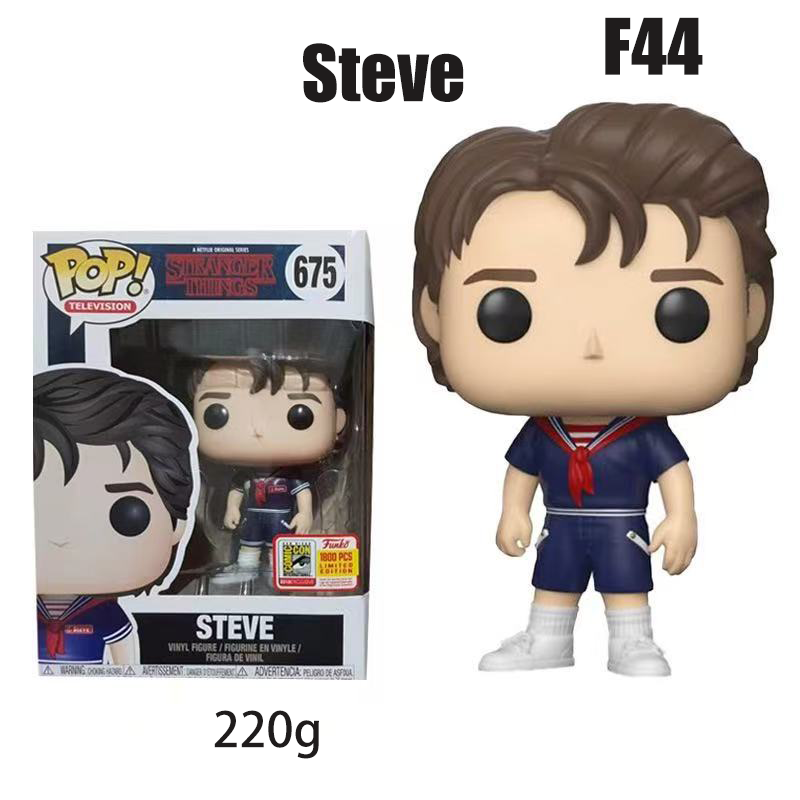 Stranger Things Season 4 Action Figures – Collectible Dustin, Steve, Eddie & Robin Figurines for Fans, Desk Display & Gifts