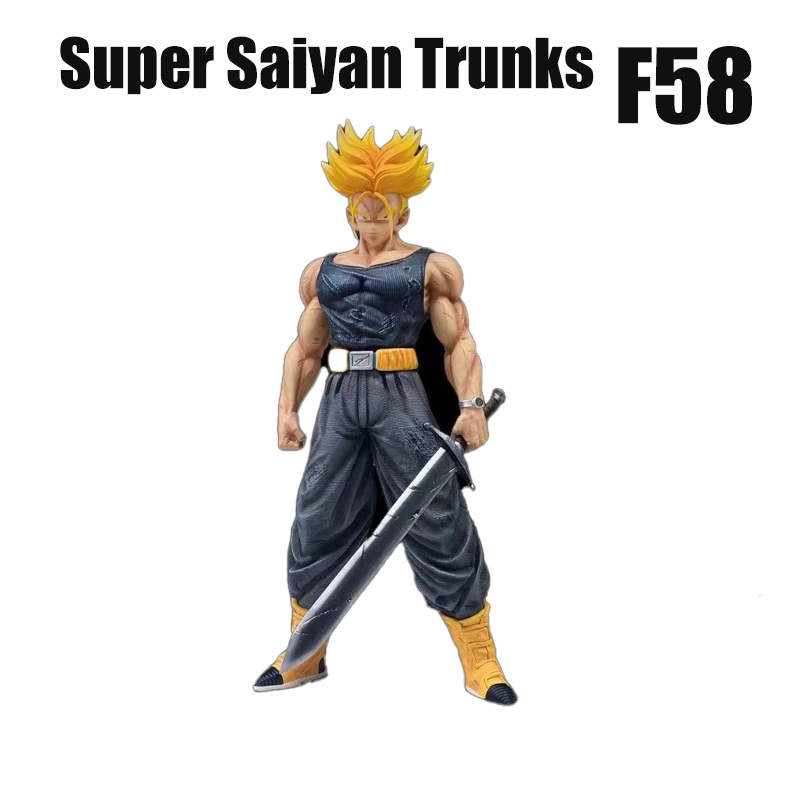 Dragon Ball  Super Saiyan Trunks Battle Suit Action Figures – 2 Styles Anime Collectibles for Display & Birthday Gift