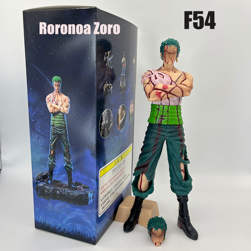 One Piece Action Figures – Wounded Zoro & Sky Island Sanji Collectible Anime Model Figures, Perfect for Fans, Display, Desk Decor & Gifts