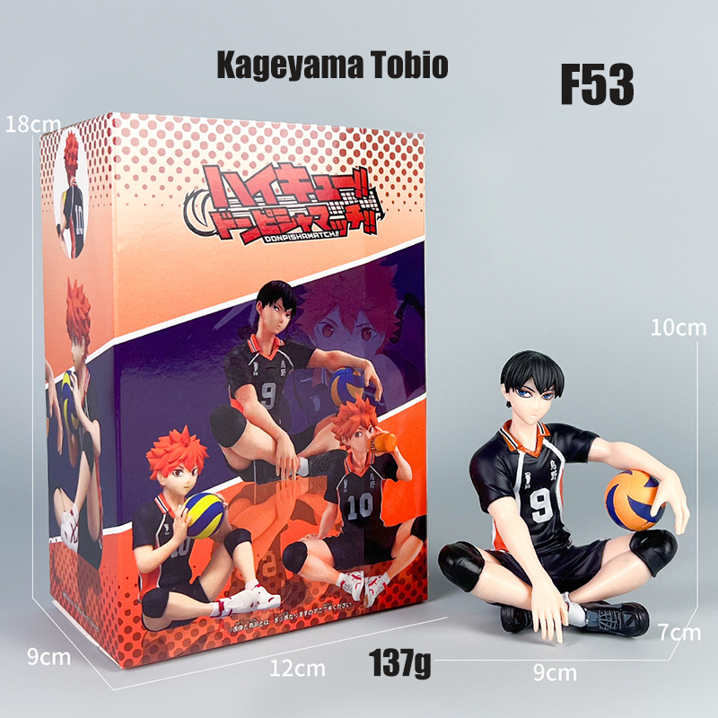 Haikyuu!! Anime Action Figures – Collectible Shoyo Hinata & Tobio Kageyama Figurines for Fans, Desk Display & Gift