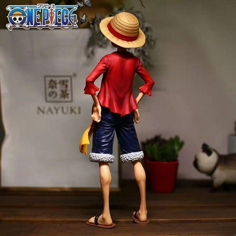Monkey D. Luffy Statue Action Figure Confident Smile One Piece Inspired Minifigure Building Blocks Toy Third Party Collectible Gift