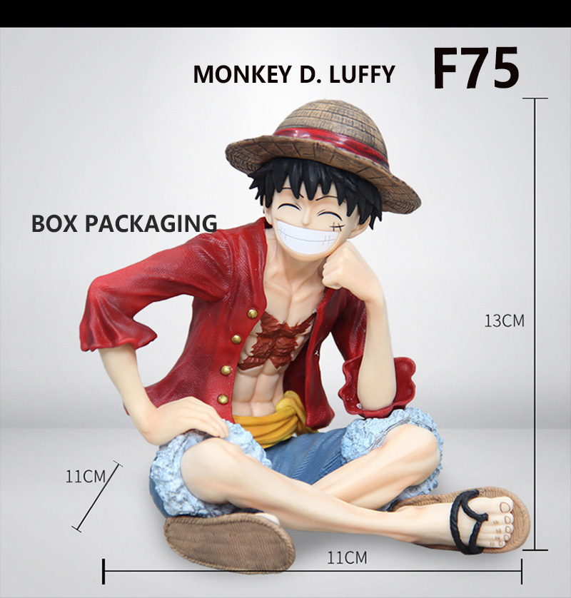 Monkey D. Luffy Statue Action Figure Confident Smile One Piece Inspired Minifigure Building Blocks Toy Third Party Collectible Gift