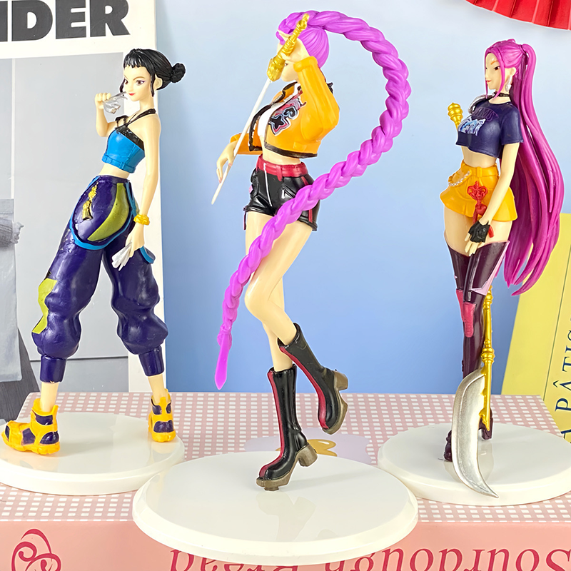 K-POP Demon Hunter Girl Group Figure Set Mira Zoe Lumi Collectible Toy Model Doll Non-Official Third-Party Fan Made Gift