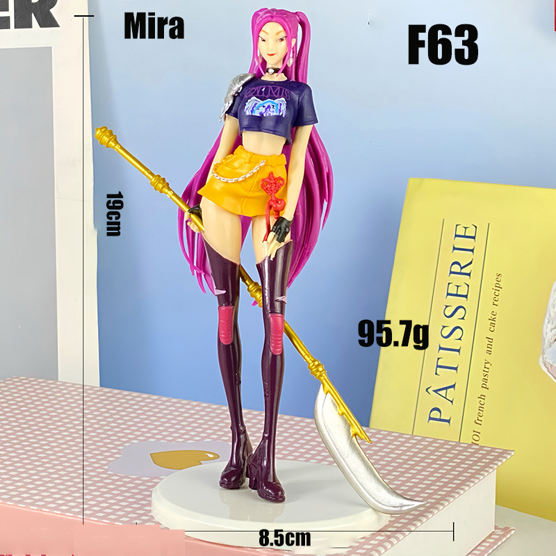 K-POP Demon Hunter Girl Group Figure Set Mira Zoe Lumi Collectible Toy Model Doll Non-Official Third-Party Fan Made Gift